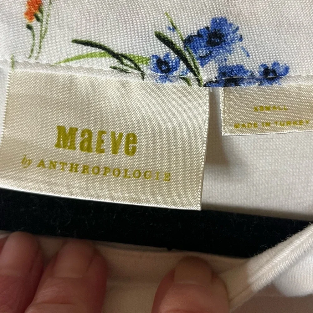 Maeve by Anthropologie striped button-detail top size XS - Picture 11 of 12